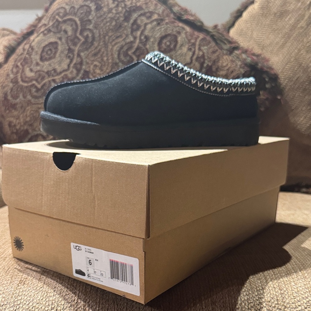 UGG Black Cozy Slip-On Clogs